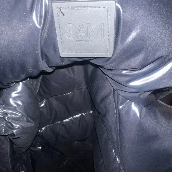 SAM NY black down women’s vest XS - Picture 11 of 12